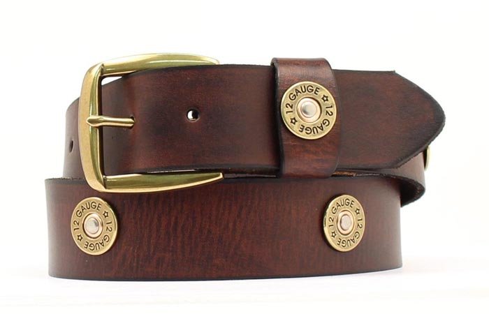 Nocona Men's Outdoor Brown and Shotgun Shell Conchos Belt - N2472002 - 28