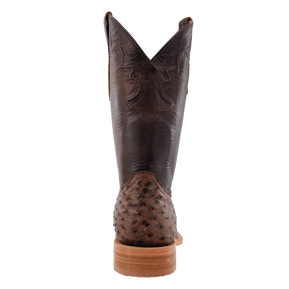 R. Watson Men's 12" Kango Black Full Quill Ostrich Western Boot - RW4001 - 5 - 9B