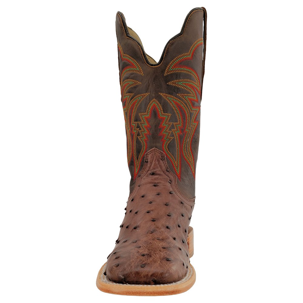 R Watson Men's 11" Kango Tobac Full Quill Ostrich Tuscany Meil Western Boots - RW4508 - 2 - 9B