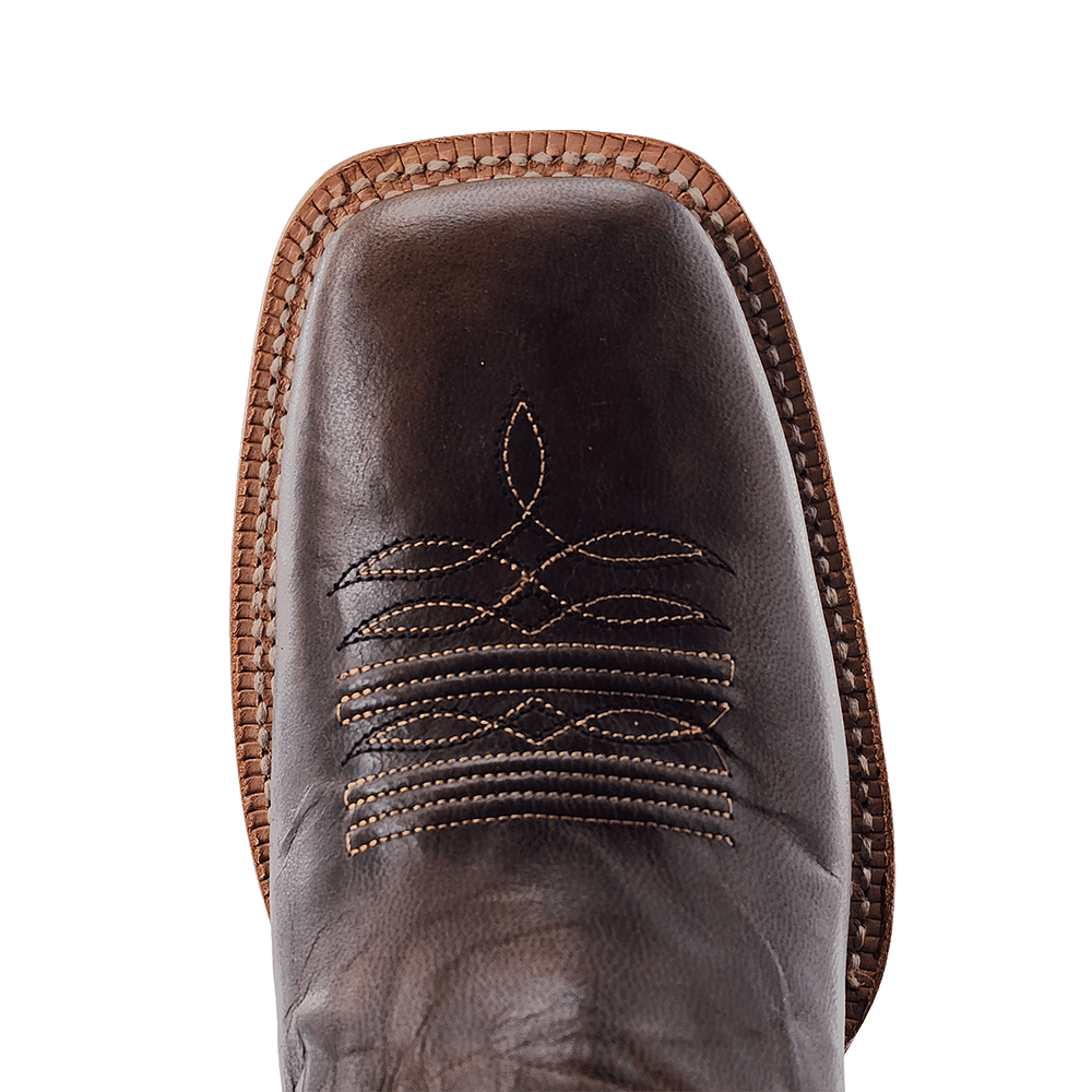 R. Watson Men's 11" Toscama Miel Soto Antique Miel Goat and Black Luster Goat Western Boot - RW8003-2-9B