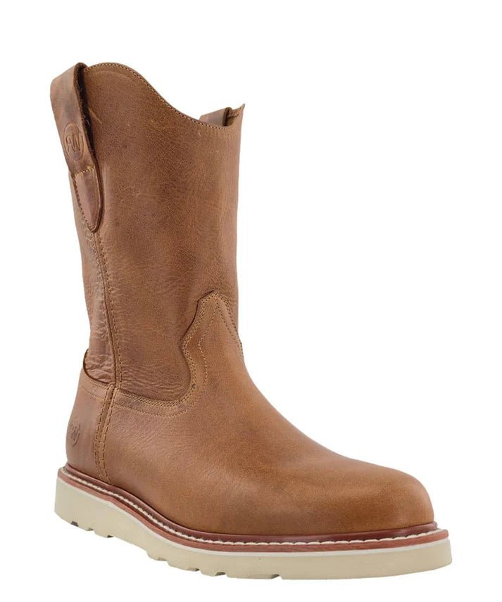 R. Watson RW Ranch Tan Renegade Cowhide Leather Round Toe Boot - WR0502-7D
