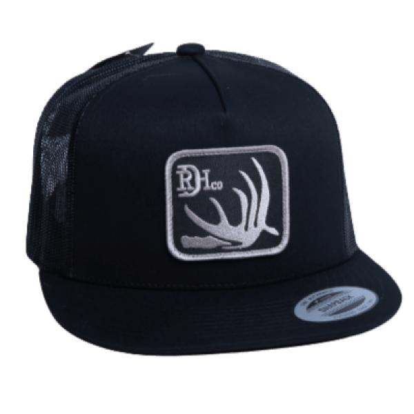 Red Dirt Hat Co. Deer Shed - Black/Black 5 Panel - RDHC-163