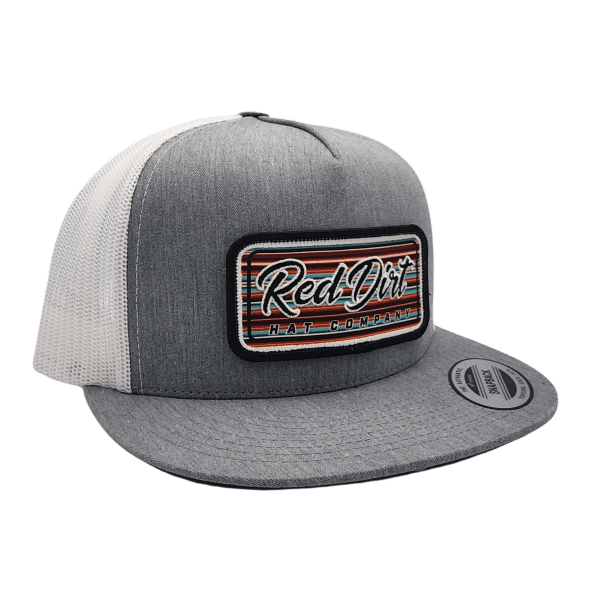 Red Dirt Hat Co. Serape 2023 Heather Grey/White 5 Panel - RDHC-330