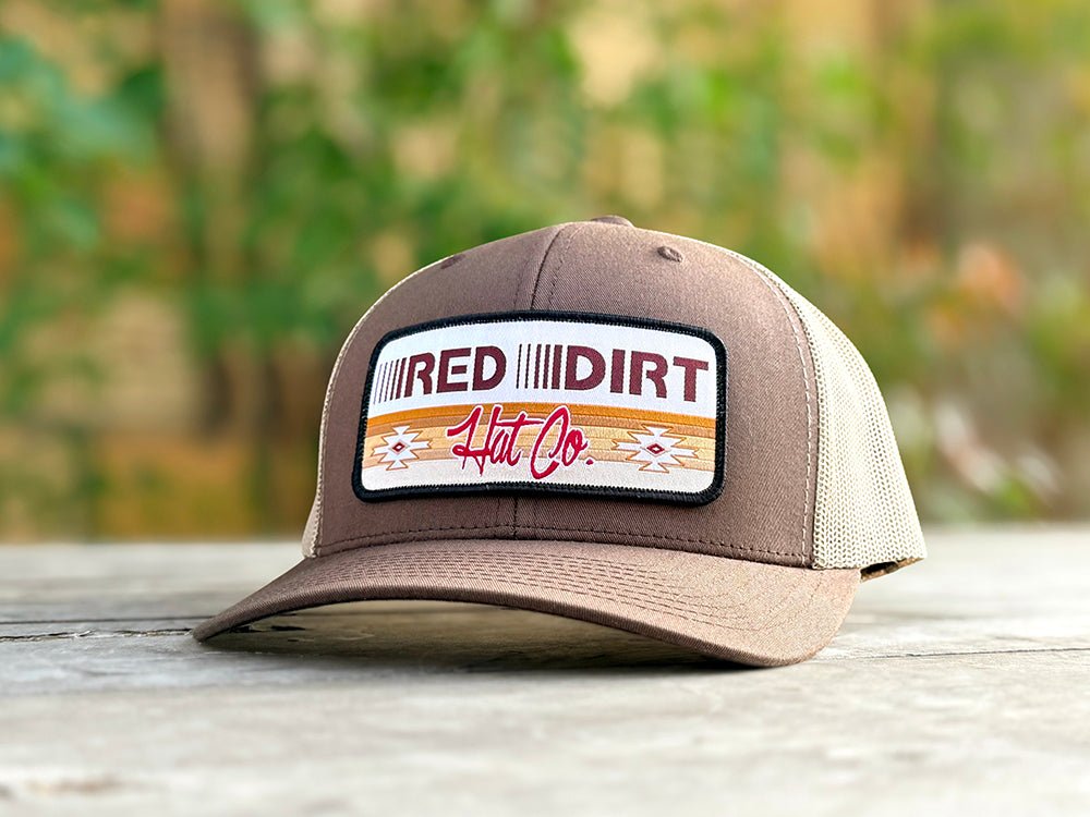 Red Dirt Hat Co. Trailblazer - Brown/Khaki 6 Panel - RDHC-579