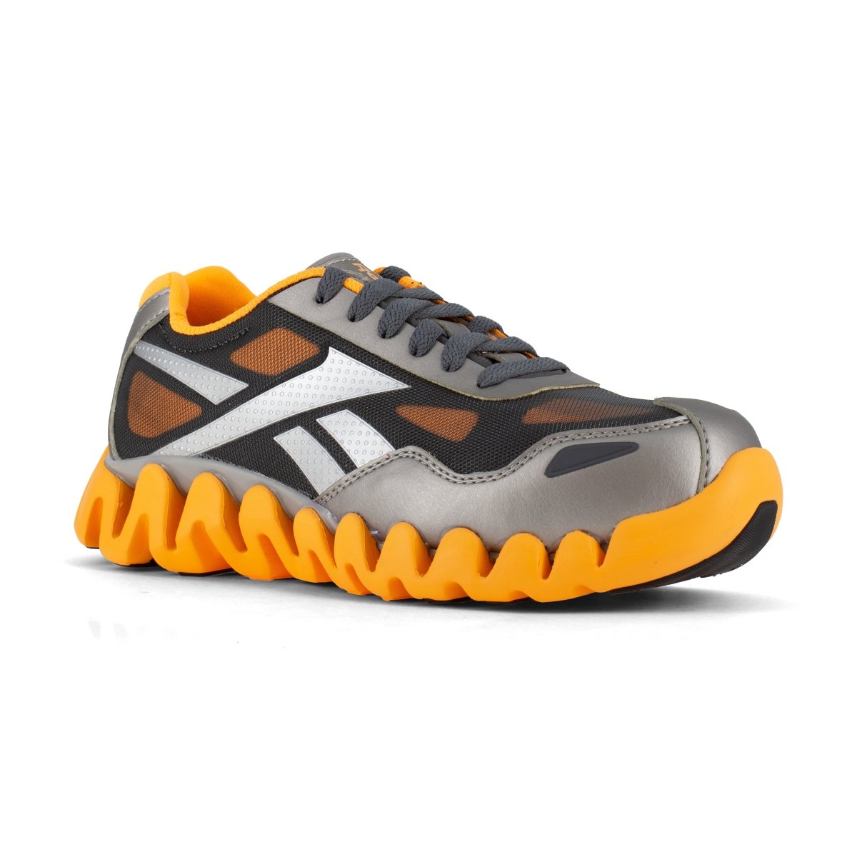 Reebok Women's Low Orange Zig Pulse Composite Toe Work Shoe - RB322 - 6M