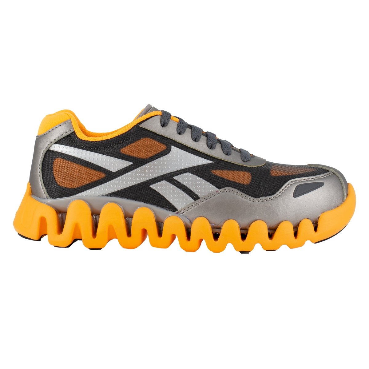 Reebok Women's Low Orange Zig Pulse Composite Toe Work Shoe - RB322 - 6M