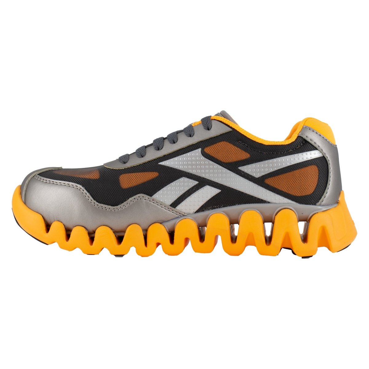 Reebok Women's Low Orange Zig Pulse Composite Toe Work Shoe - RB322 - 6M