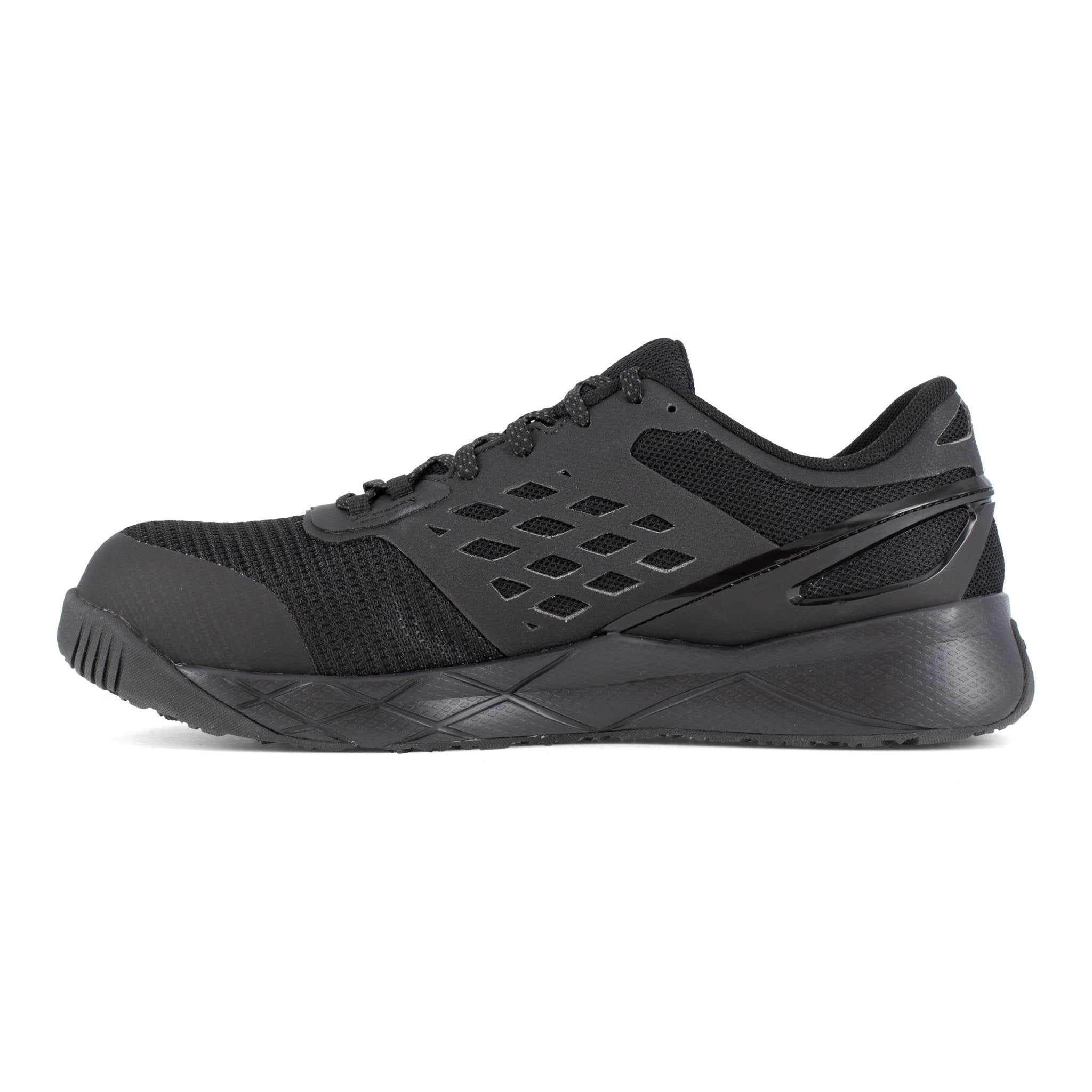 Reebok Women's Black Nanoflex TR Round Composite Toe Work Shoe - RB331 - 5M