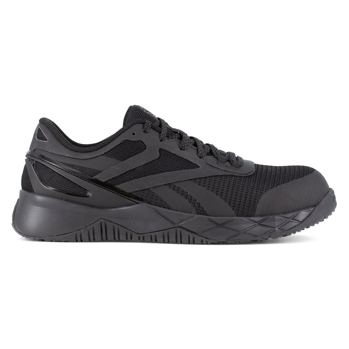 Reebok Men's Black Athletic Nanoflex TR Lace Up Work Shoe - RB3315 - 3M