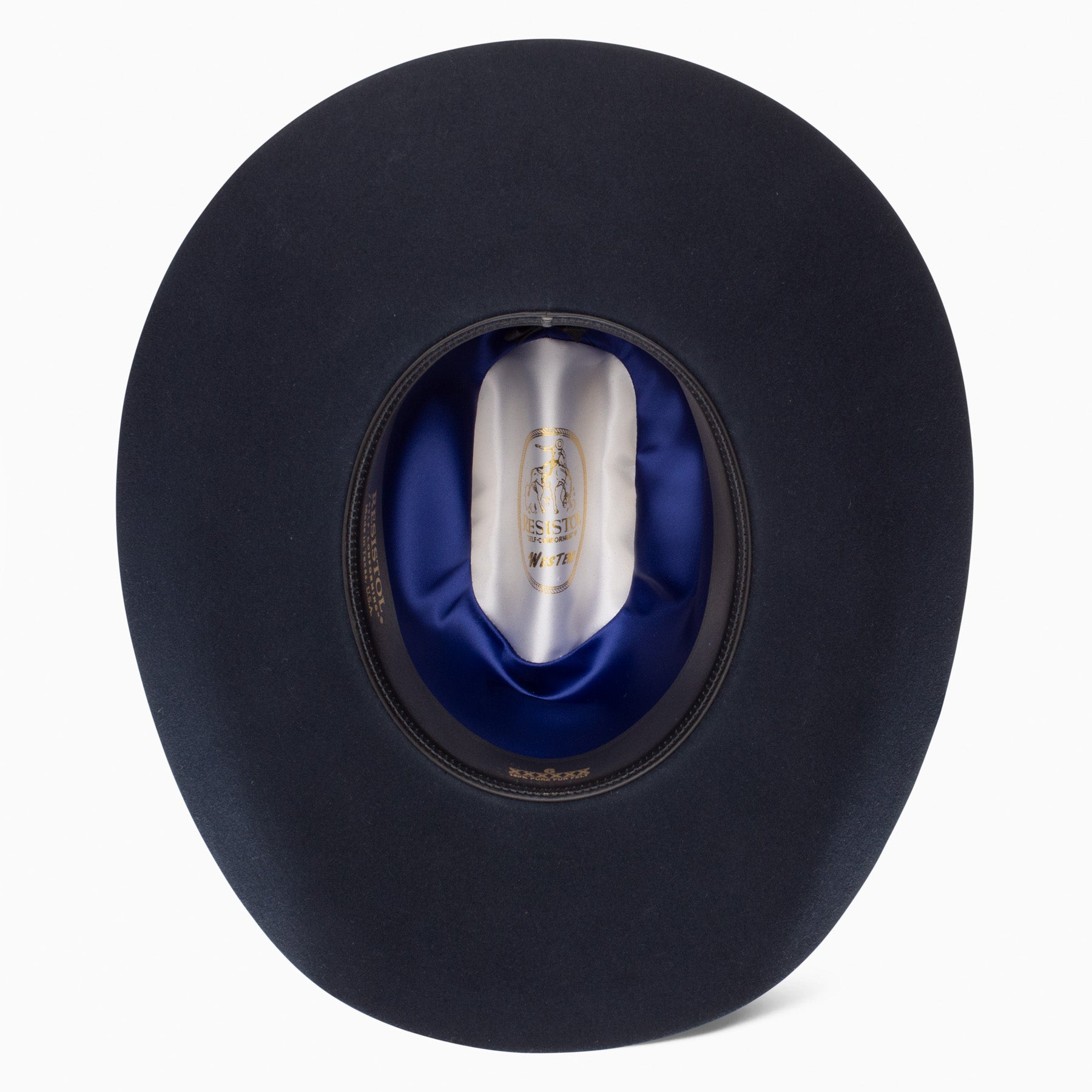 Resistol 6X Felt Midnight Navy Cowboy Hat - RFMDNT - 0942 - 48 - 6_3/4