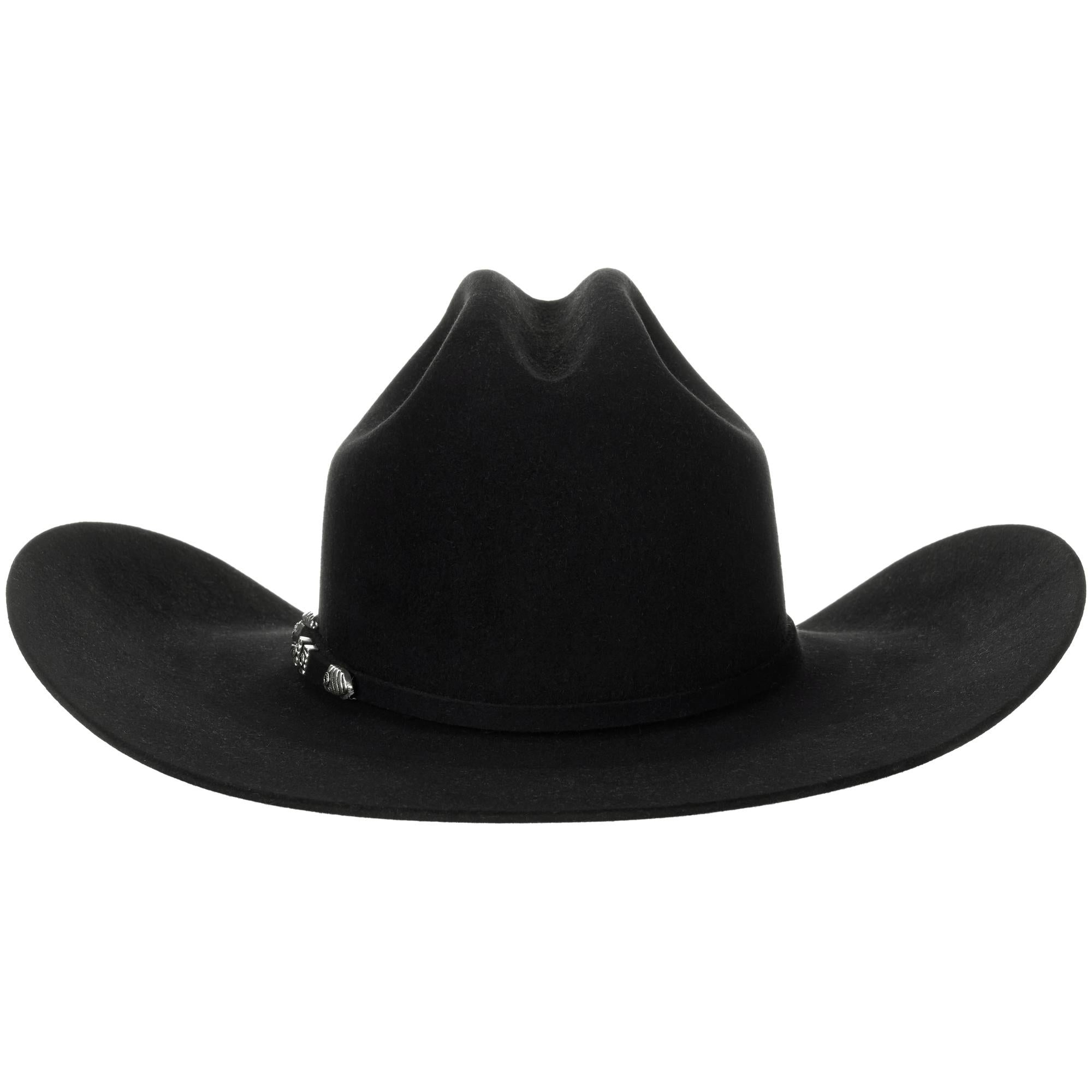 Resistol George Strait 6X Felt Ox Bow Black Cowboy Hat - RFOXBW - 724207 - 6_3/4