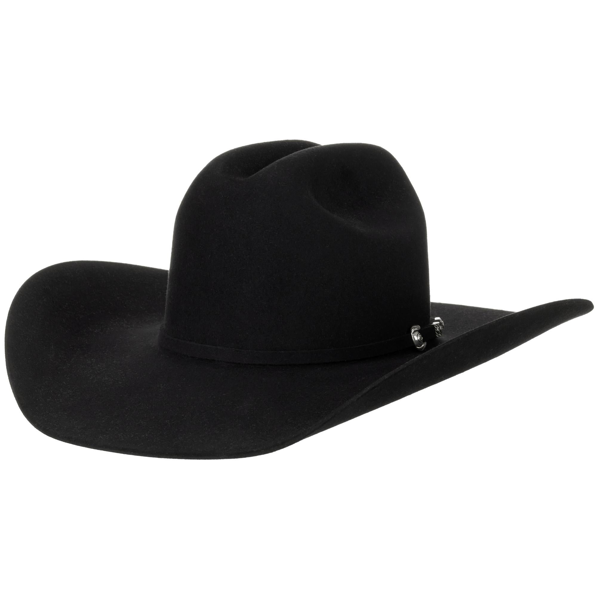 Resistol George Strait 6X Felt Ox Bow Black Cowboy Hat - RFOXBW - 724207 - 6_3/4