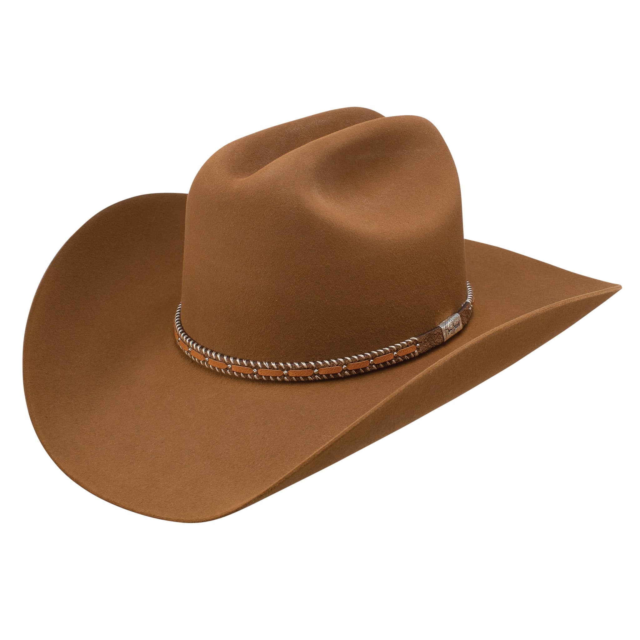 Resistol George Strait Piney Creek 6X Felt Chestnut Cowboy Hat - RFPNCK - 7540E9 - 6_3/4