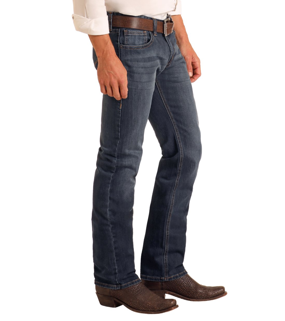 Rock & Roll Denim Men's ReFlex Revolver Slim Straight Jeans - M1R6205 - 41 - 28X30