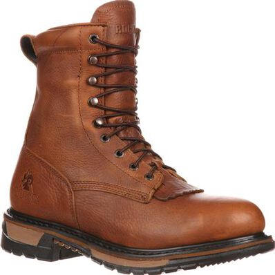 Rocky Men's Original 9" Waterproof Ride Lacer Round Toe Western Boot - FQ0002723 - 7M