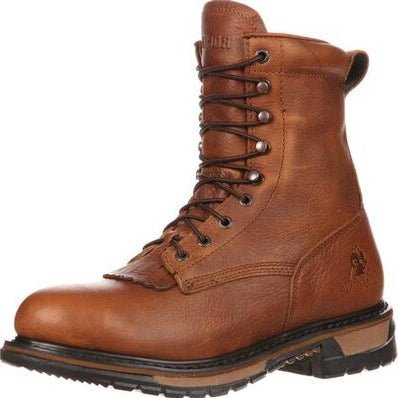 Rocky Men's Original 9" Waterproof Ride Lacer Round Toe Western Boot - FQ0002723 - 7M