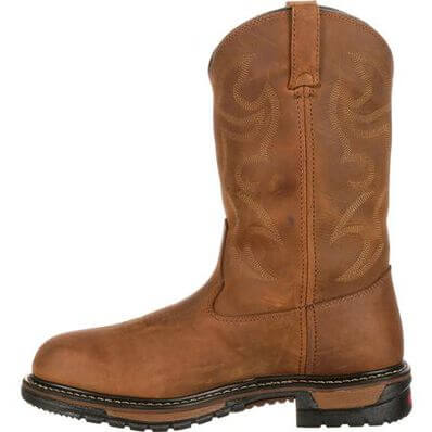 Rocky Men's Original 10" Waterproof Ride Branson Roper Round Toe Western Boot - FQ0002733 - 7M