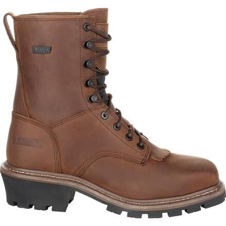 Rocky Men's 9" Waterproof Square Toe Logger Work Boots - RKK0276 - 8M