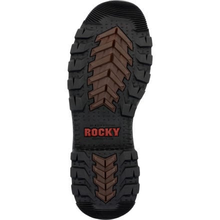 Rocky Men's 6" Waterproof Rams Horn Round Composite Toe Work Boot - RKK0394 - 7M