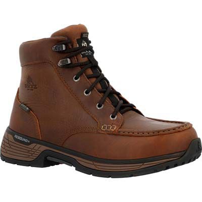 Rocky Men's 6" Brown Treadflex Waterproof Work Boot - RKK0466 - 8M