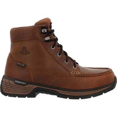 Rocky Men's 6" Brown Treadflex Waterproof Work Boot - RKK0466 - 8M