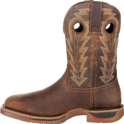 Rocky Men's Long Range 11" Waterproof Square Toe Western Work Boot - RKW0278 - 7M