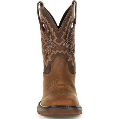 Rocky Men's 11" Original Ride FLX Waterproof Square Toe Western Work Boot - RKW0336 - 8M