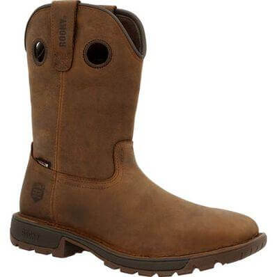 Rocky Men's 10" Waterproof Legacy 32 Square Steel Toe Western Boot - RKW0339 - 8M