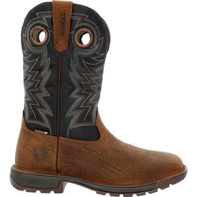 Rocky Men's 11" Waterproof Legacy 32 Square Steel Toe Western Boot - RKW0356 - 7M