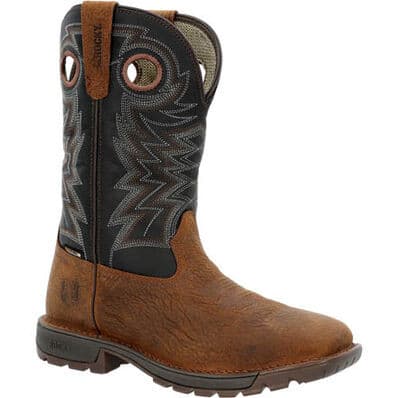 Rocky Men's 11" Waterproof Legacy 32 Square Steel Toe Western Boot - RKW0356 - 7M