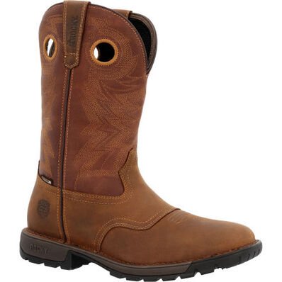 Rocky Men's 11" Legacy 32 Waterproof Square Toe Western Work Boot - RKW0380 - 7M