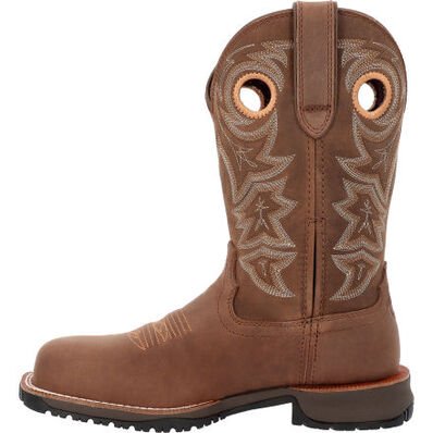 Rocky Women's 11" Waterproof Rosemary Square Composite Toe Work Boot - RKW0403 - 6M