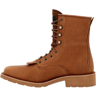 Rocky Men's 8" Cognac Mono Crepe Waterproof Western Boots - RKW0436 - 7M