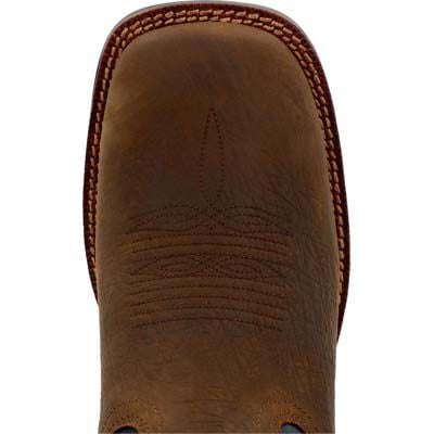 Rocky Men's 12" Square Toe Bronco Waterproof Western Boot - RKW0453 - 7M