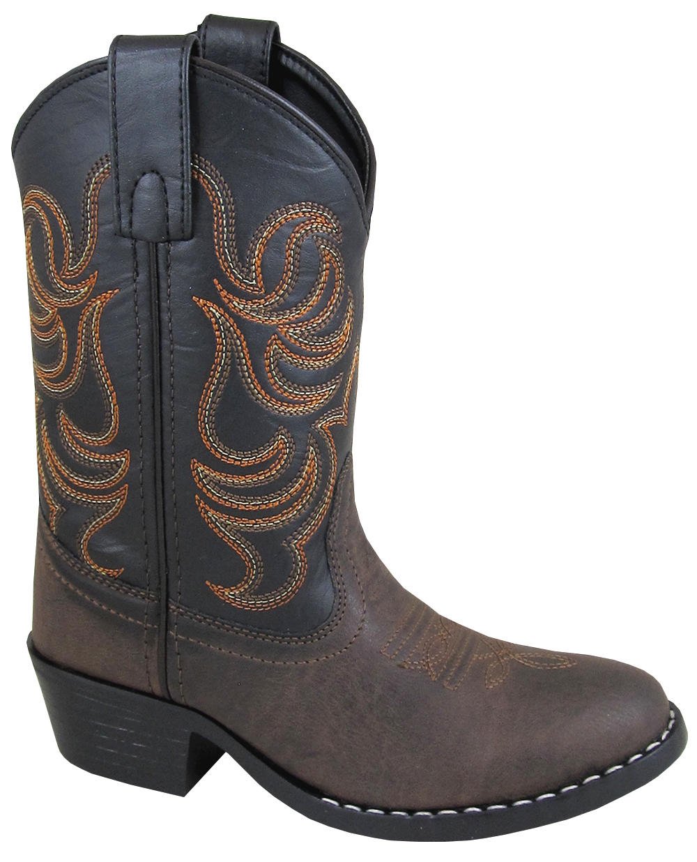 Smoky Mountain Youth Monterey Brown & Black Western Boot - 1575Y - 3.5D