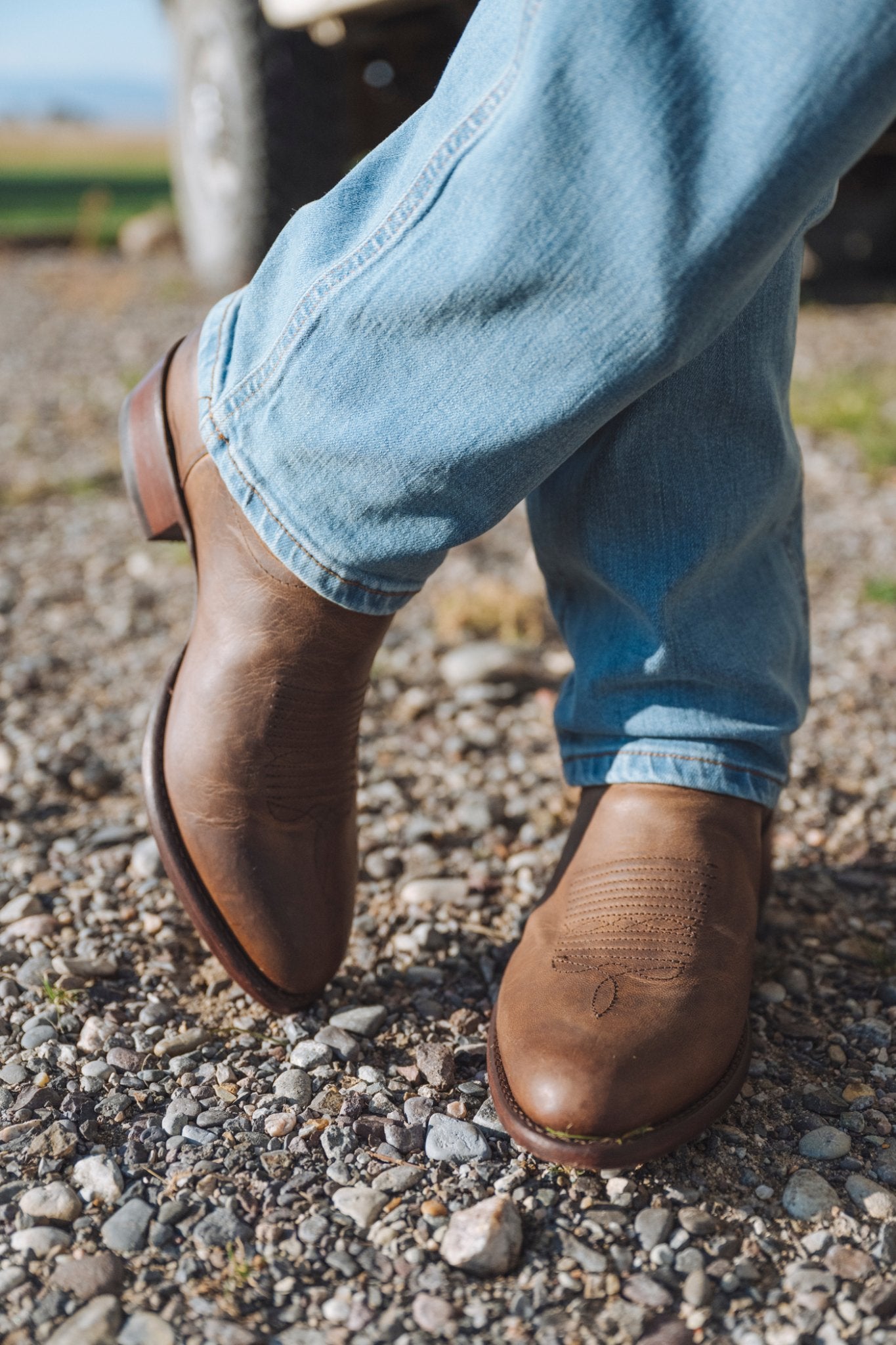 Tecovas Men's The Cartwright Cafe Goat Boot - M10001CAF - 7EE