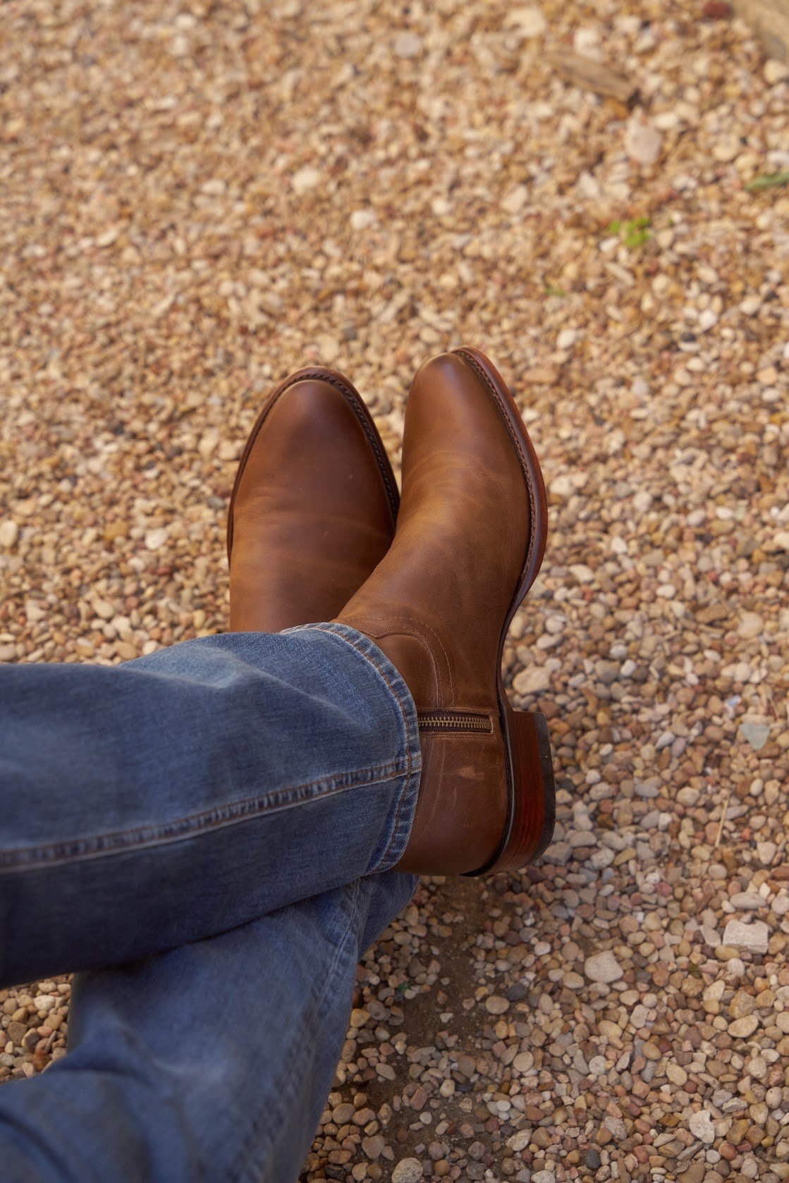 Tecovas Men's The Dean Cafe Goat Boot - M10014CAF - 7EE