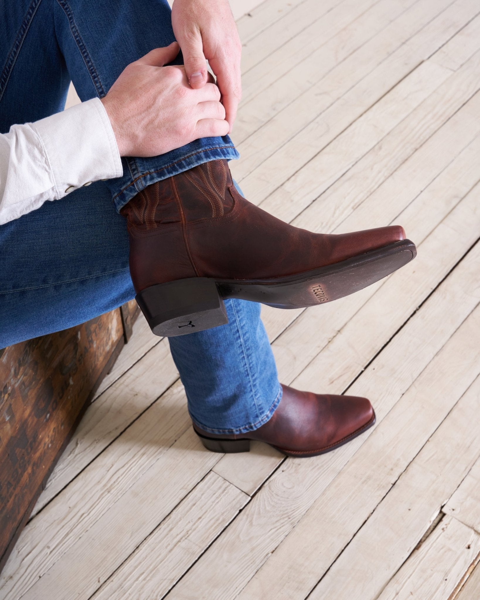 Tecovas Men's The Warren Mesquite Bovine Boot - M10071MES - 7EE