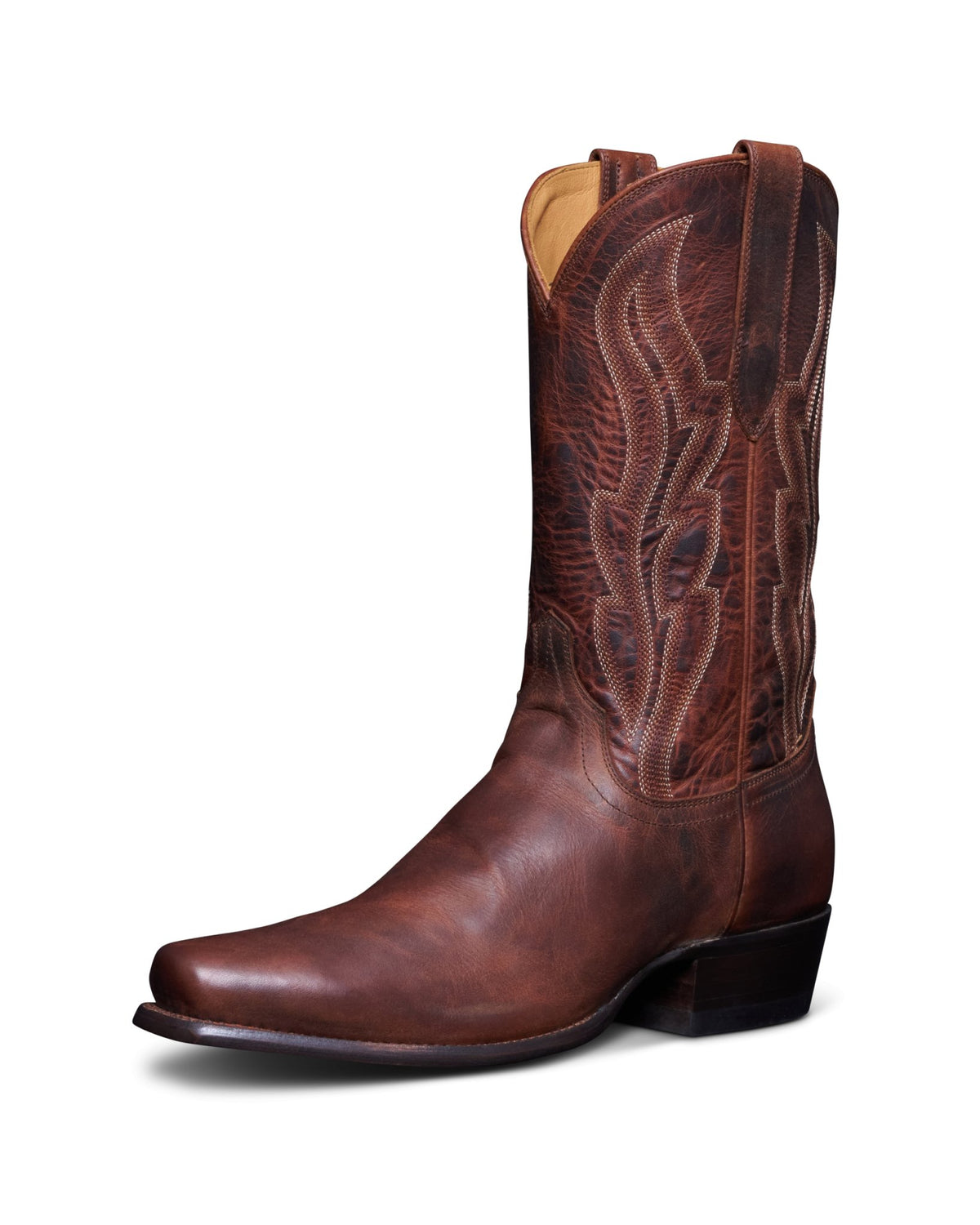 Tecovas Two-Tone Brown Western Boots Today we main image 2