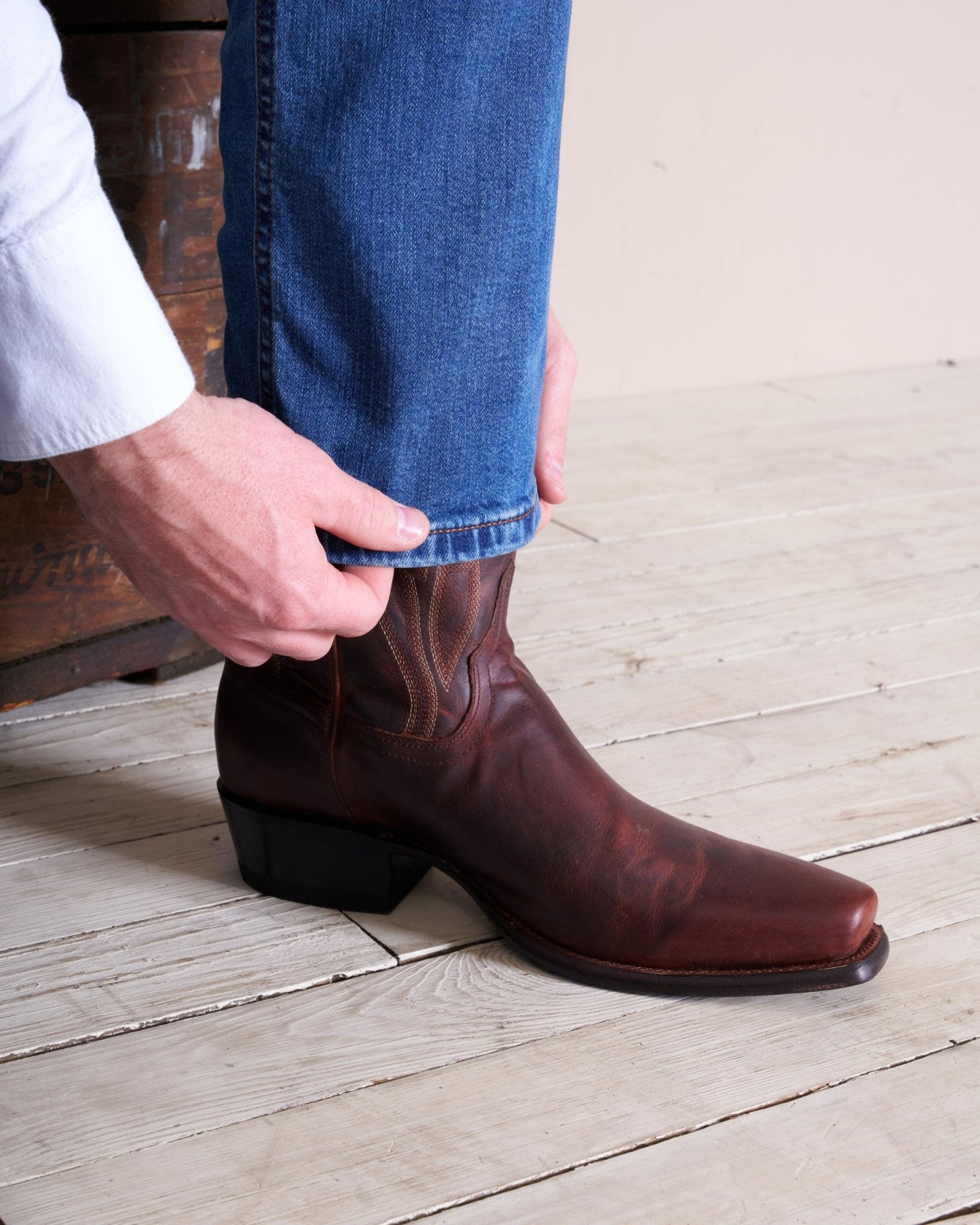 Tecovas Men's The Warren Mesquite Bovine Boot - M10071MES - 7EE