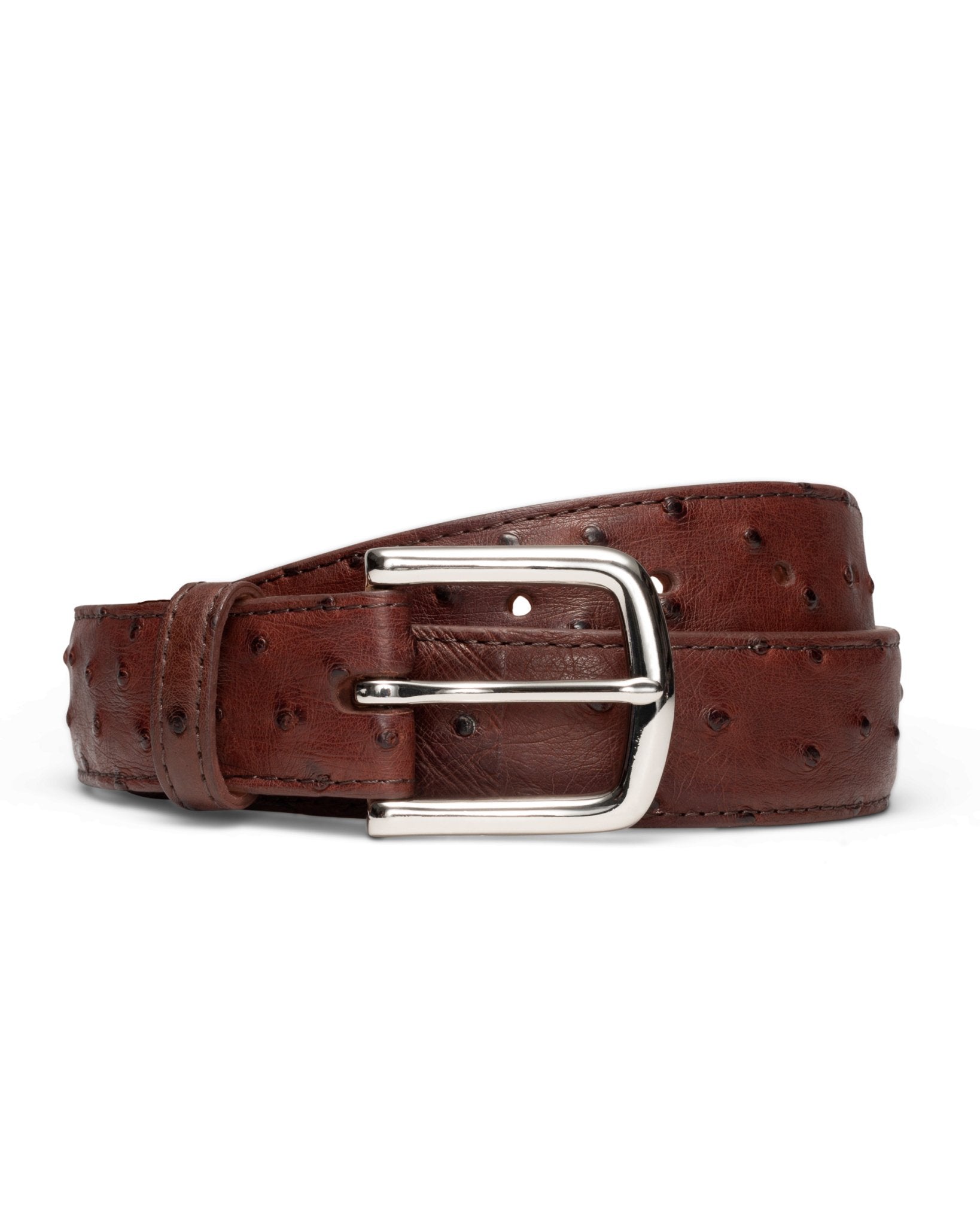 Tecovas Men's Mahogany Ostrich Belt - M30342MAH - 32