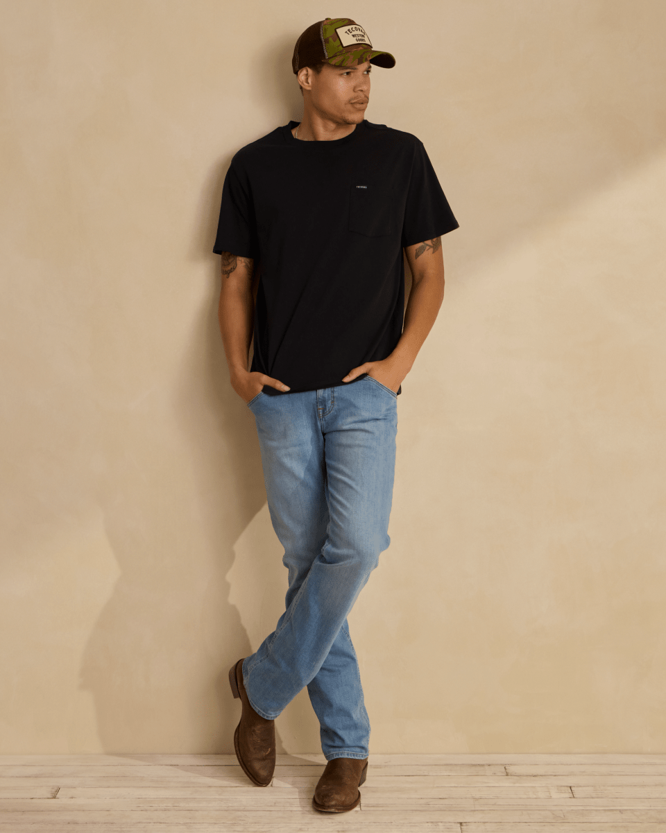 Tecovas Men's Black Standard Issue Pocket T-Shirt - M40144BLK-S