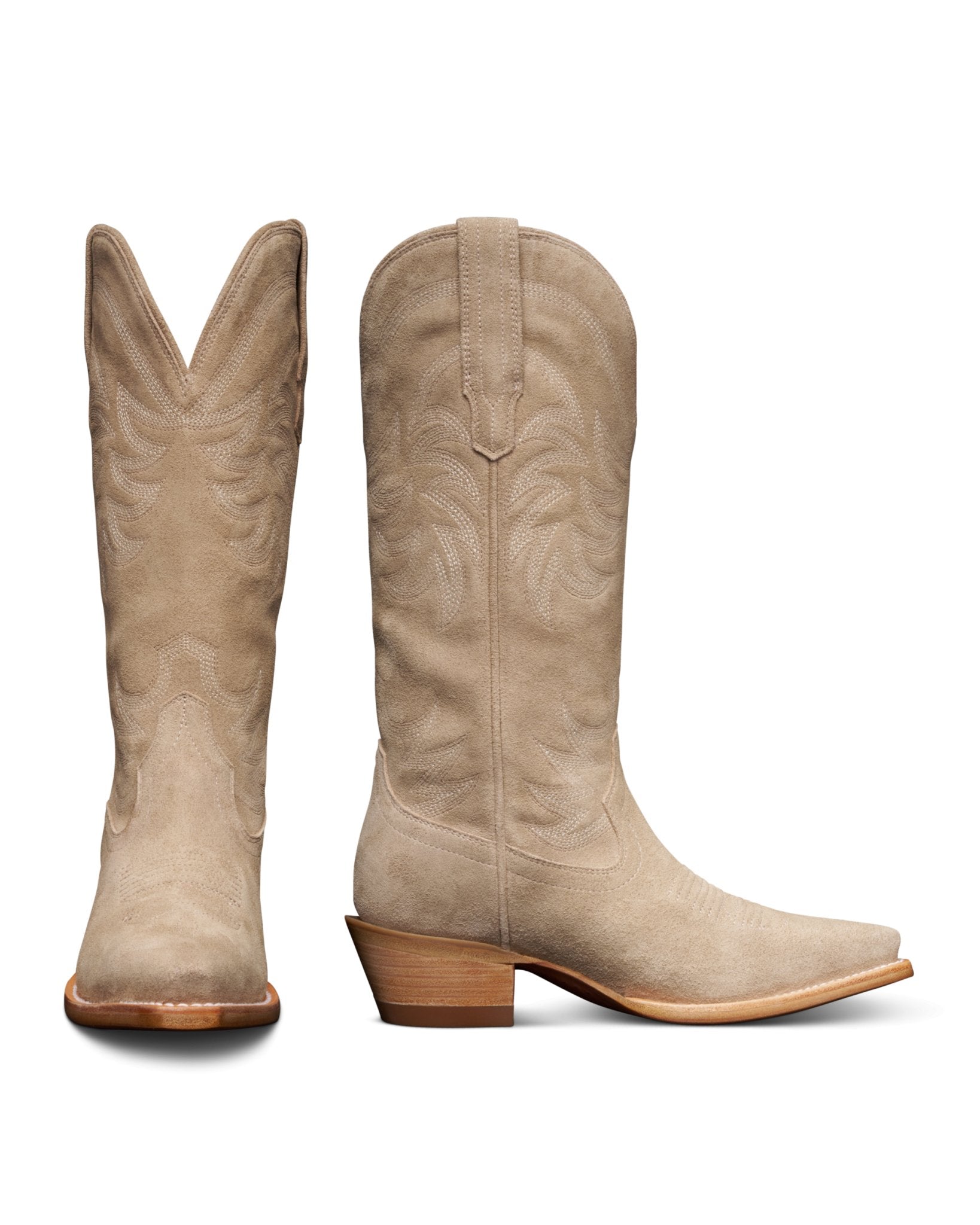 Tecovas Women's The Annie Fawn Suede Boot - Boots Etc