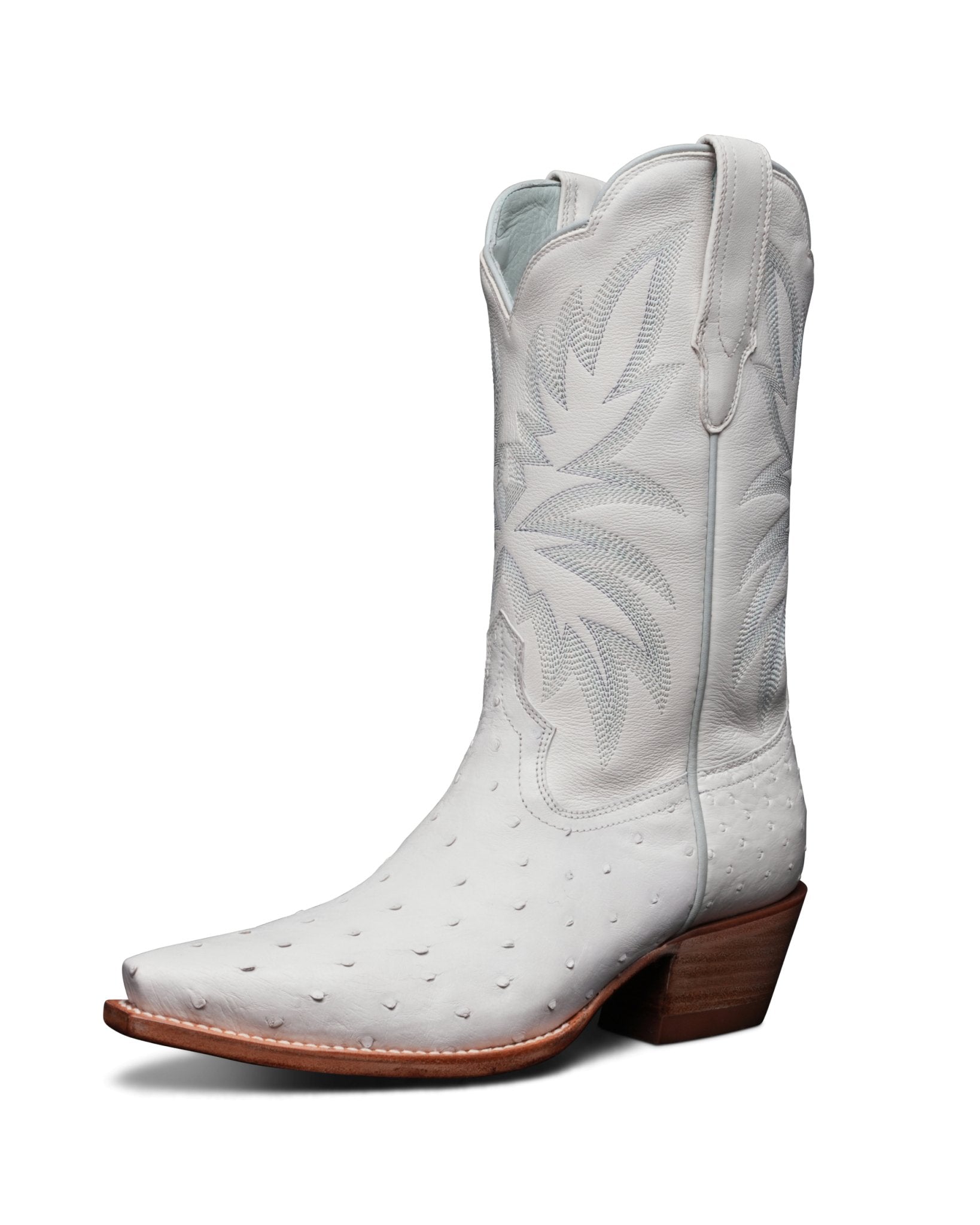 Tecovas Women's Sadie Snow Ostrich Boot - W20021SNO - 5.5B