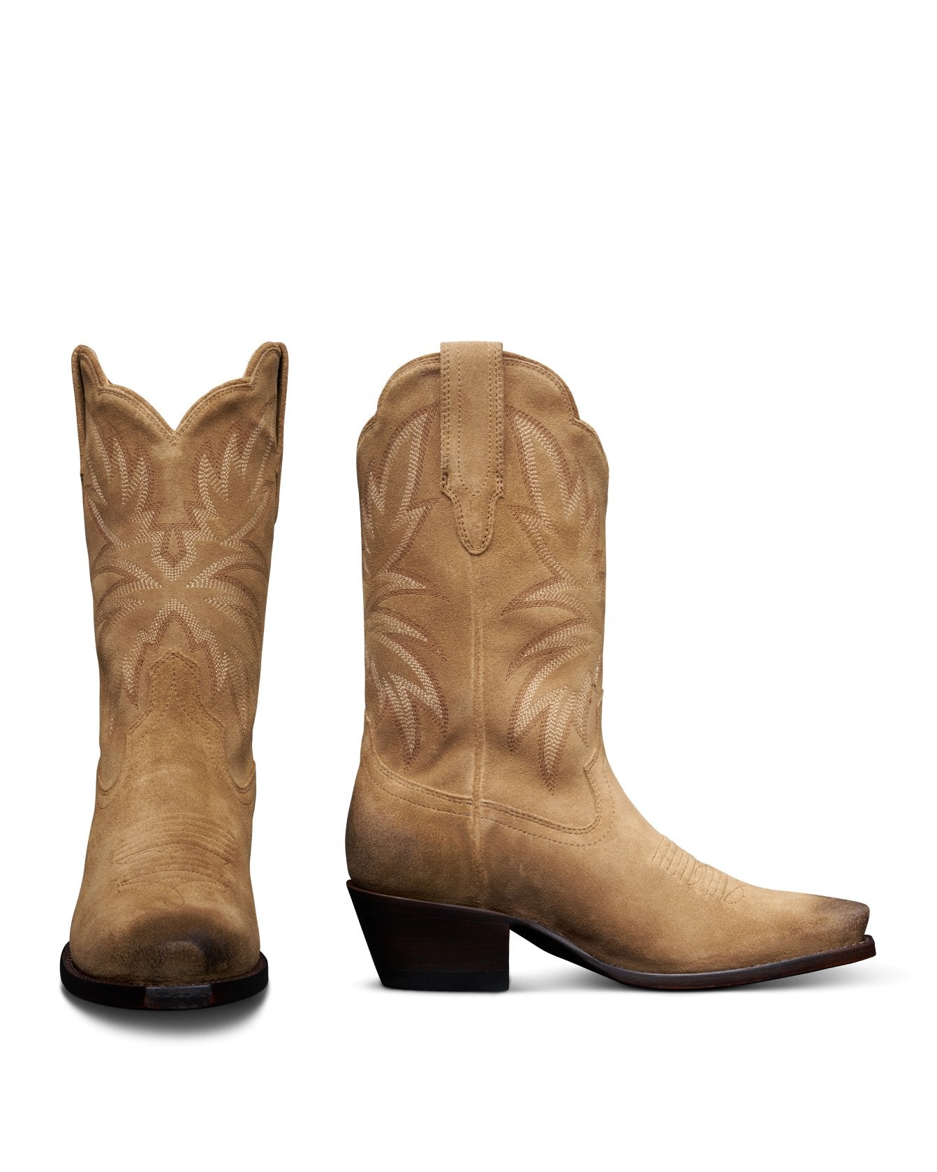 Tecovas Women's The Sadie Almond Suede Boot - W20021TAM - 5B