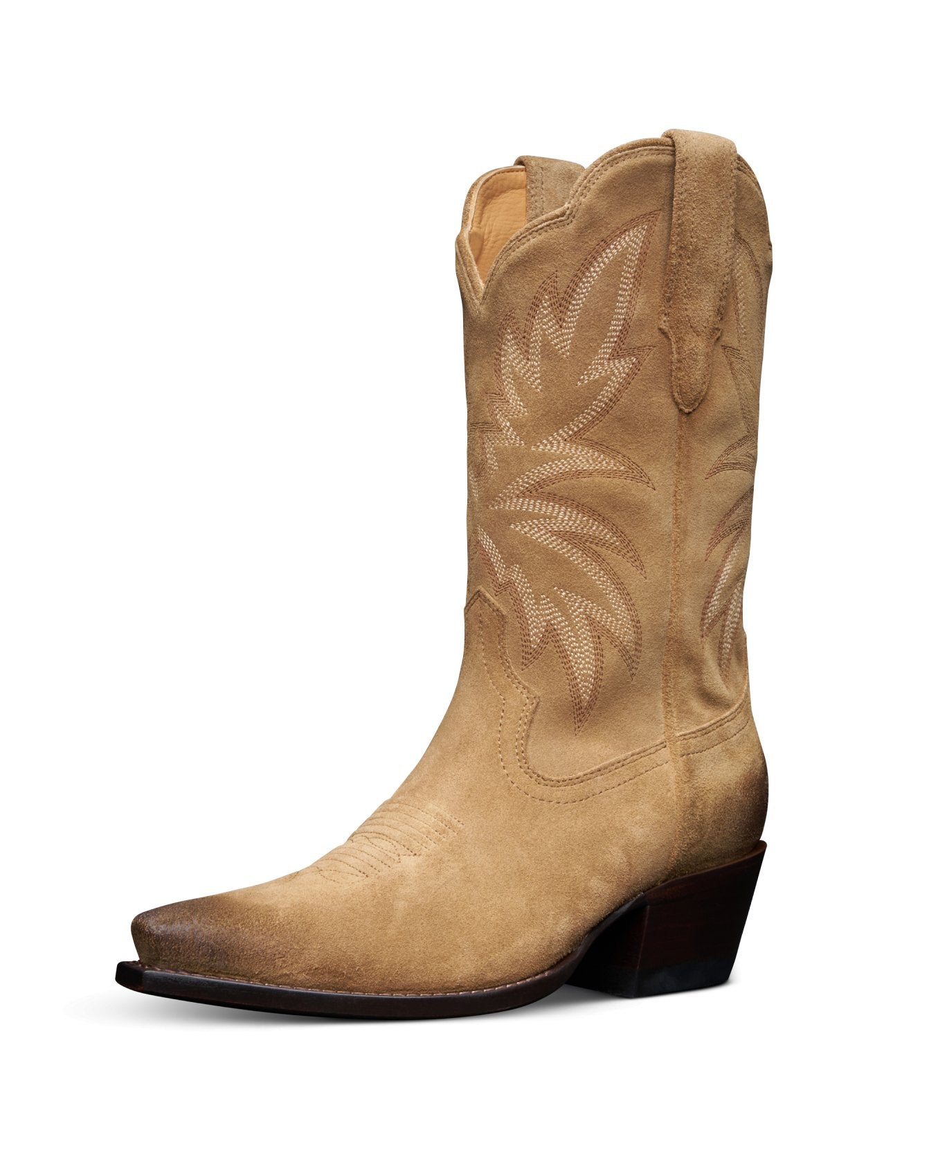 Tecovas Women's The Sadie Almond Suede Boot - W20021TAM - 5B