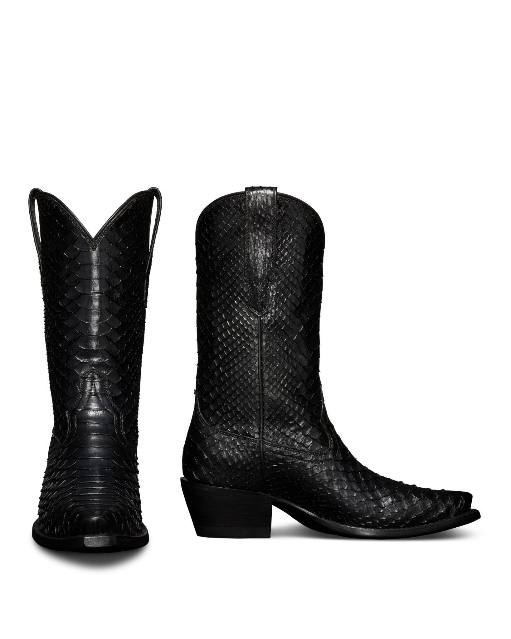 Tecovas Women's The Savannah Midnight Python Boots - W20024MID - 5B