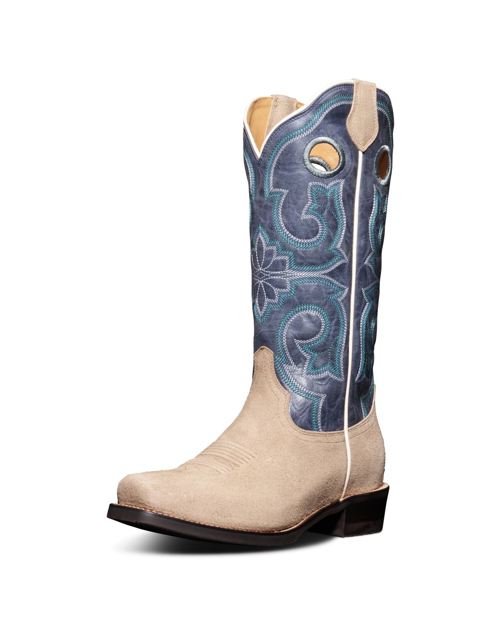 Tecovas Women's The Marion Driftwood Indigo Roughout Boot - W20050DWI - 5B