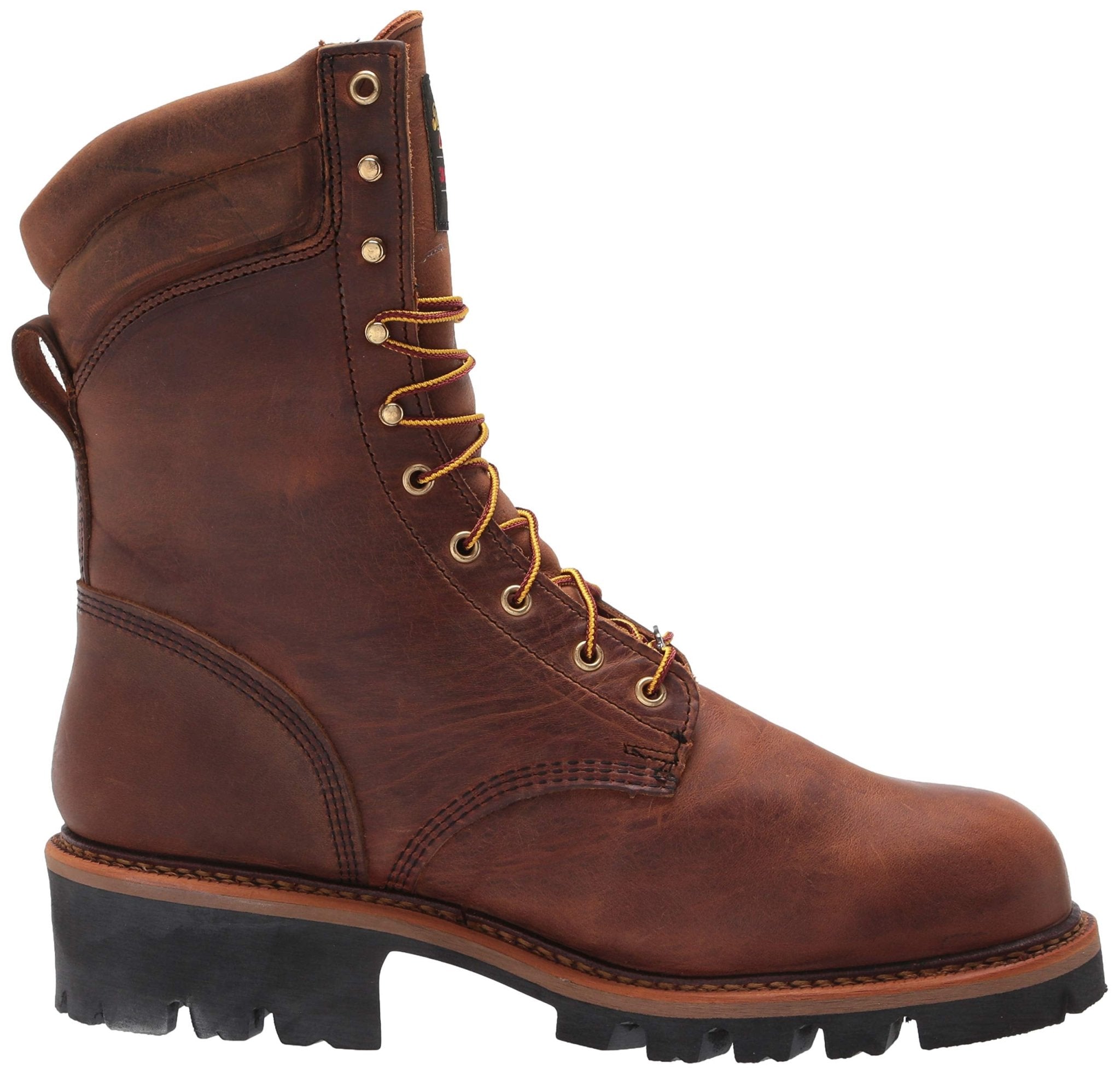 Thorogood Men's 9" Waterproof Logger Series Crazy Horse Round Insulated Steel Toe Work Boot - 804 - 3554 - 8D