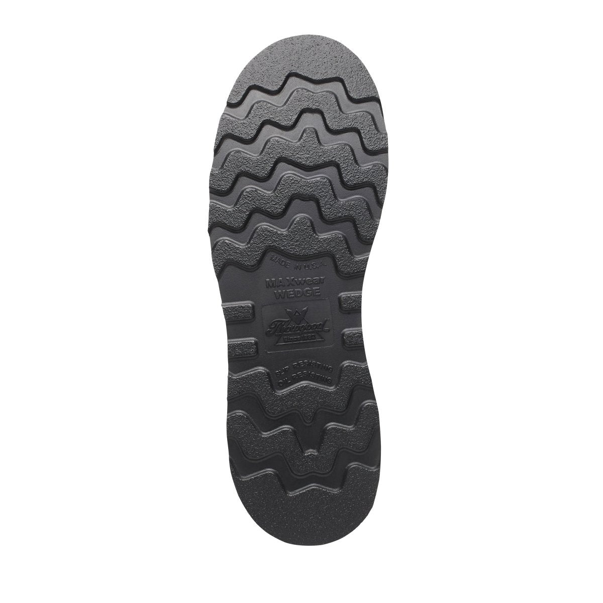 Thorogood Men's WP 6 Crazy Horse Steel Moc Toe BLK Wedge - 804-3676-7D
